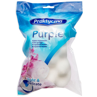 Gąbka kąpielowa praktyczna purple