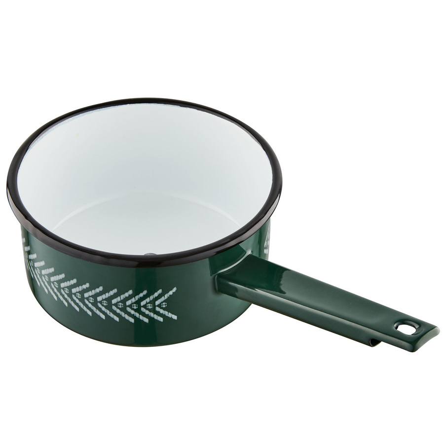 Komplet garnków emaliowanych na indukcję Emalia Polska Pleszew Boho 1,6 l; 2,5 l; 3,55 l ; 4,7 l; 6,25 l