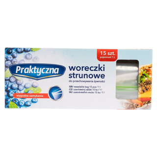 Woreczki strunowe Praktyczna 1 l 15 szt