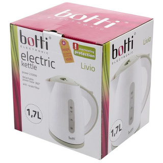 Czajnik elektryczny Botti Livio 1,7 l biało-seledynowy 2200 W