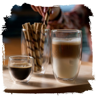 Szklanki termiczne z uchem Florina Malachit 340 ml, 2 sztuki