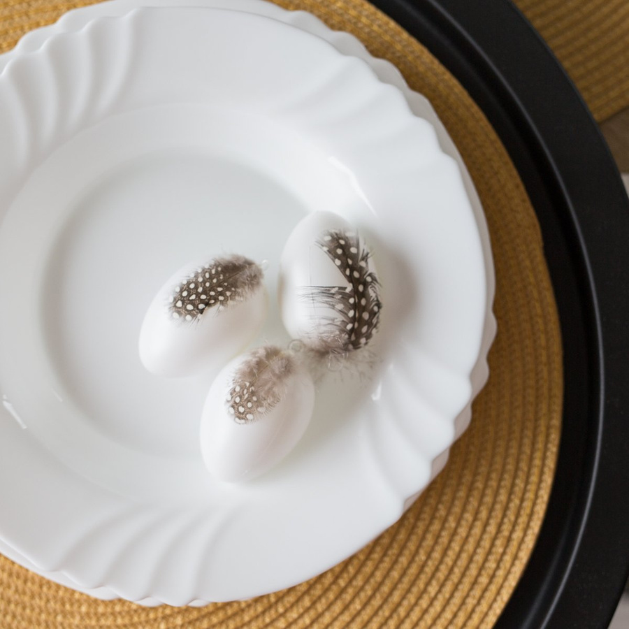 Komplet zestaw serwis obiadowy Ebro 12el 4 osoby