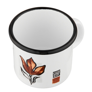 Kubek emaliowany Emalia Polska Pleszew Tulip 9 cm 550 ml