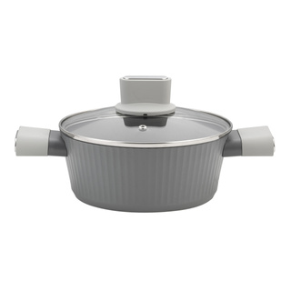 Garnek aluminiowy z pokrywką Florina Serrano 20 cm 2,1 l 