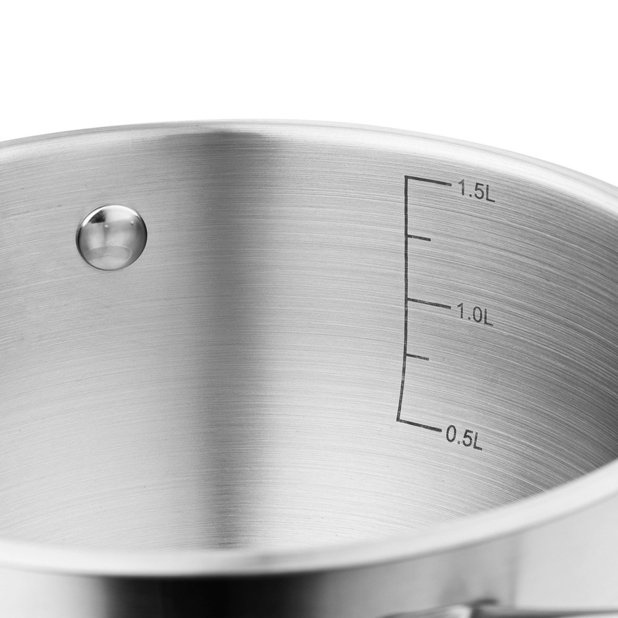 Komplet garnków nierdzewnych Florina Henry by Mateusz Gessler 1,7 l i 2,4 l i 3,3 l i 6 l