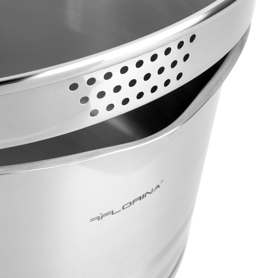 Komplet garnków nierdzewnych Florina Smart 1,5 l i 2 l i 2,5 l 4,5 l