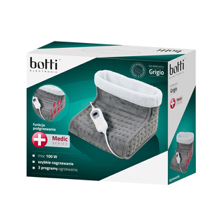 But elektryczny Botti Electronic Grigio 30x30x24 cm 100 W szary