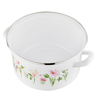 Garnek emaliowany Emalia Polska Pleszew Spring 22 cm 4,7 l