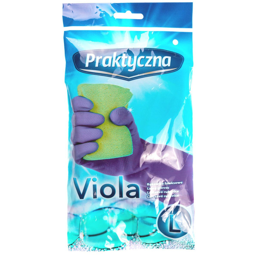 Rękawice lateksowe Viola - Praktyczna - L