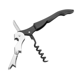 Zestaw korkociąg 3 w 1 i nalewak do wina z zatyczką Florina Black