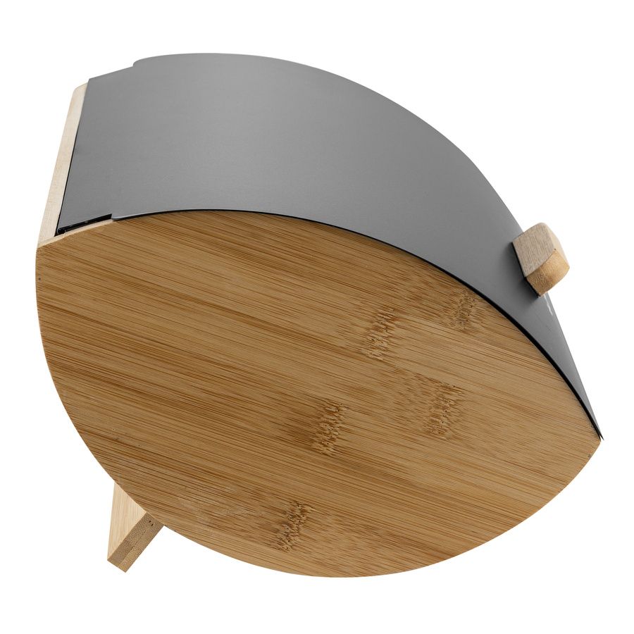 Zestaw kuchenny chlebak i 3 pojemniki na kawę herbatę cukier Florina Elegant czarny