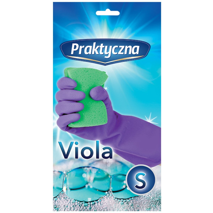 3x Rękawice lateksowe Viola - Praktyczna - S