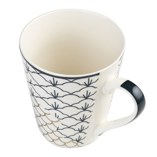 Kubek porcelanowy Florina Milano 310 ml mix wzorów