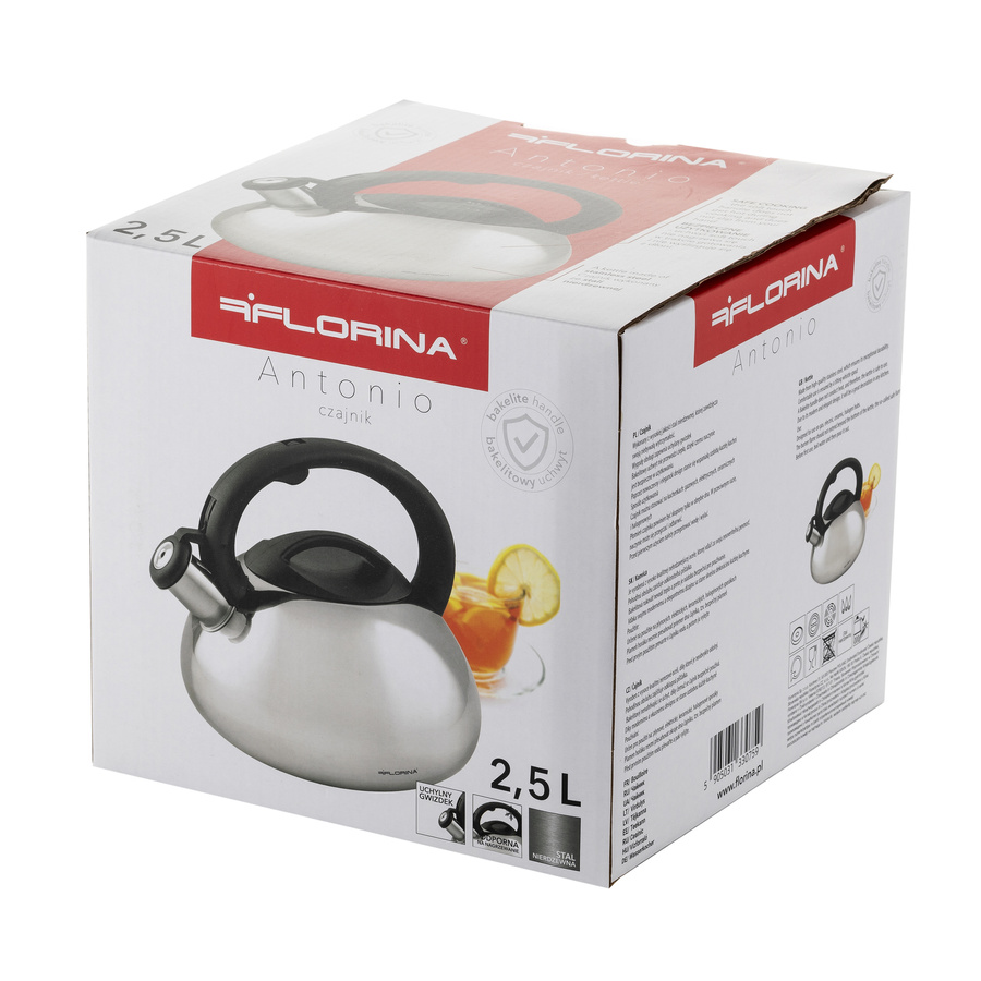 Czajnik nierdzewny Florina Antonio 2,5 l