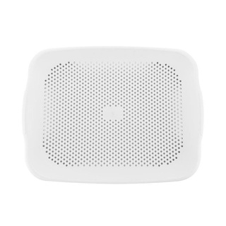 Deska do krojenia i cedzak durszlak Praktyczna 2 w 1 27,5 x 36,5 x 3 cm biała