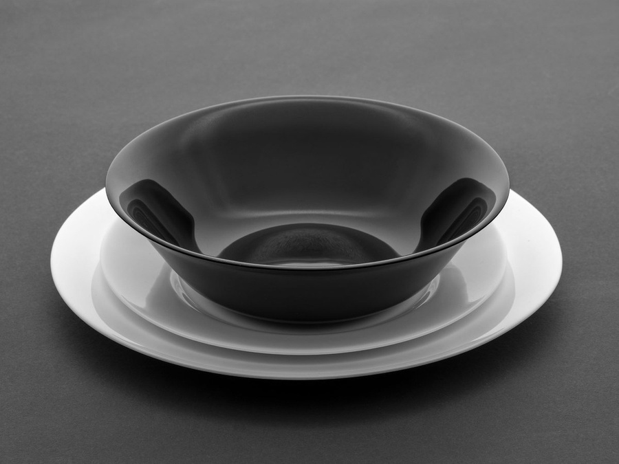 Komplet talerzy ze szkła opalowego Florina Domino 18 elementów