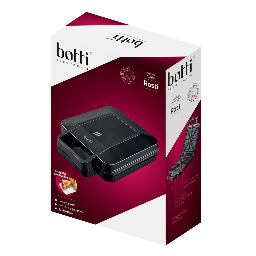 Opiekacz do kanapek Botti Electronic Rosti