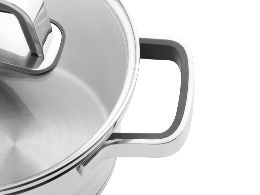 Garnek nierdzewny Florina Smart z silikonem 18 cm