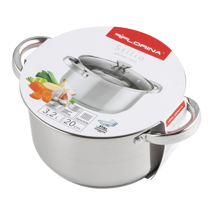 Garnek nierdzewny Florina Stilio 20 cm 3,2 l