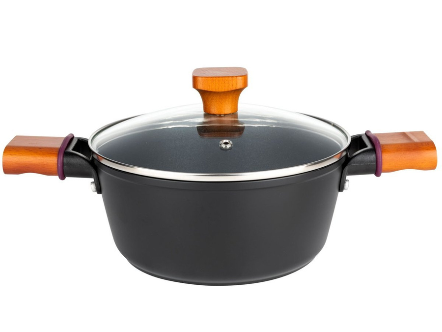 Komplet garnków i patelni z powłoką ceramiczną Florina Natura Line 2,2 l; 2,2l; 4,0 l; 6 l; 26 cm