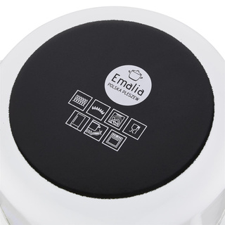 Garnek emaliowany Emalia Polska Pleszew Spring 16 cm 2 l