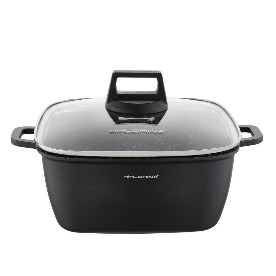 Garnek aluminiowy Florina Chef kwadratowy 24 x 24 x 10,9 cm 4,6 l