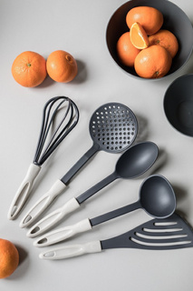 Komplet 5 akcesoriów kuchennych Praktyczna Capri biały