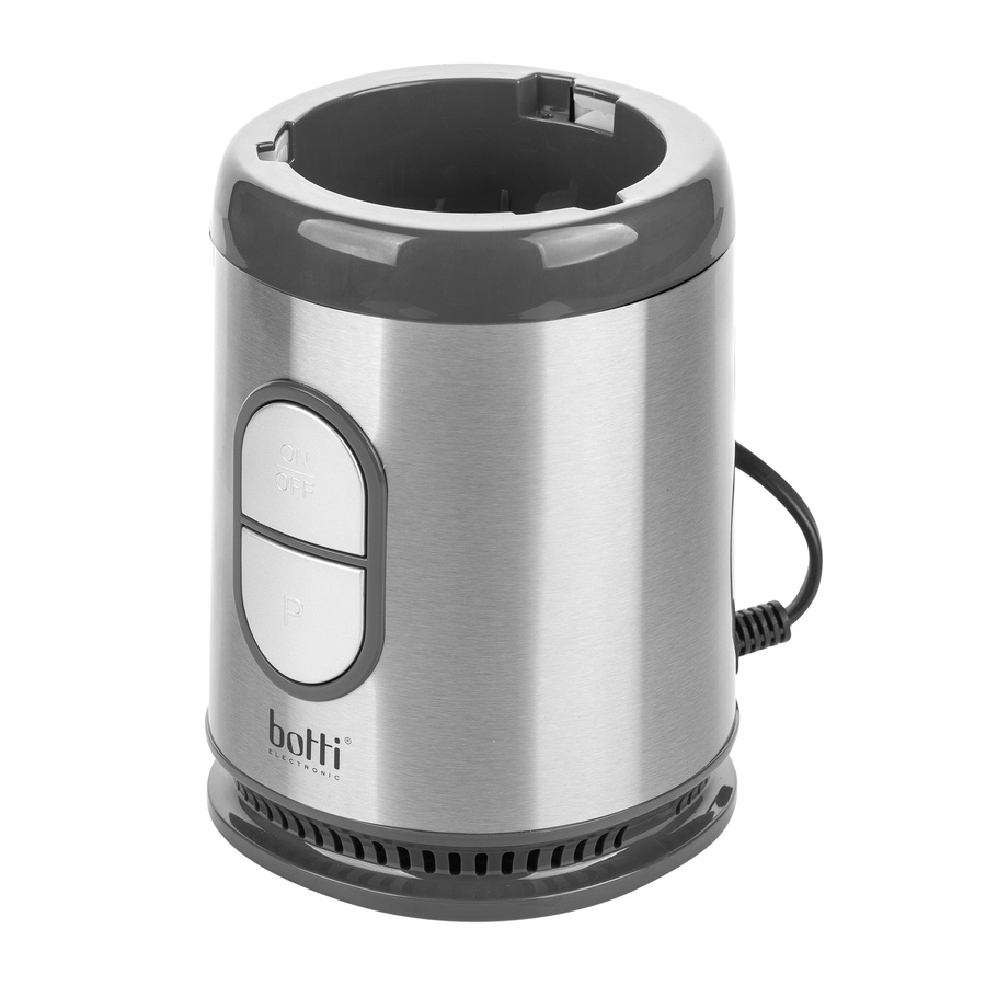 Rozdrabniacz + blender smoothie Botti Electronic Flavio 2 w 1 500 W szary