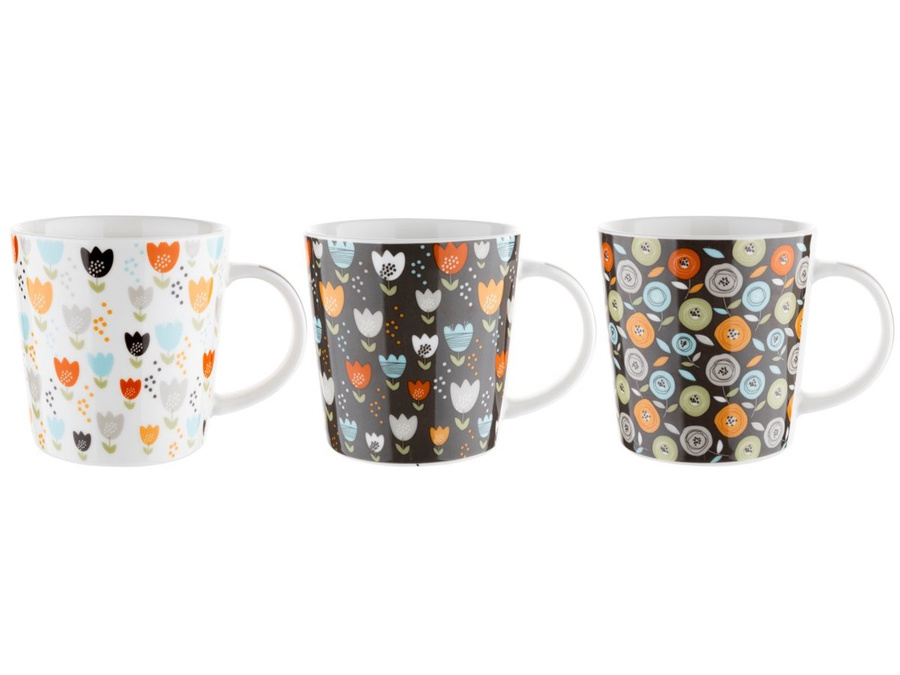 Kubek porcelanowy do kawy i herbaty Florina Funny 400 ml mix dekoracji