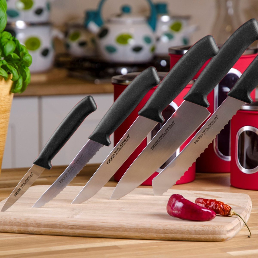 Nóż do warzyw Florina Profeo 6,5 cm czarny