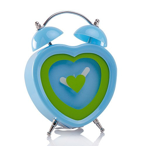 Zegar z budzikiem dla dzieci Koro niebieski baterią Florina
