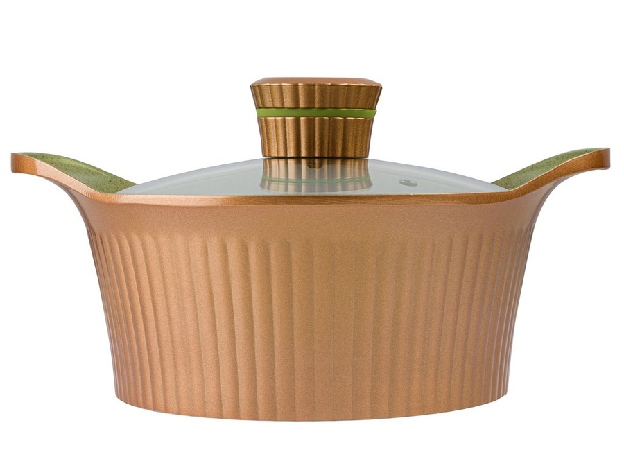 Garnek aluminiowy Florina Forest z pokrywką 20 cm 2,4 l