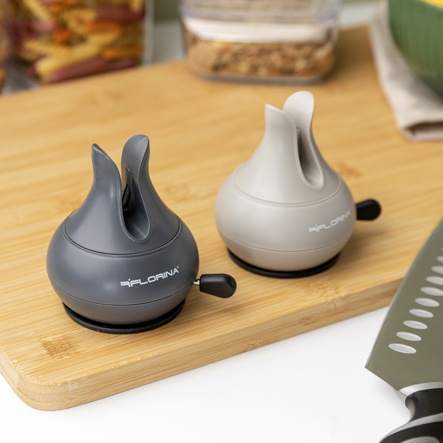 Ostrzałka kuchenna do noży Florina Sharp szara