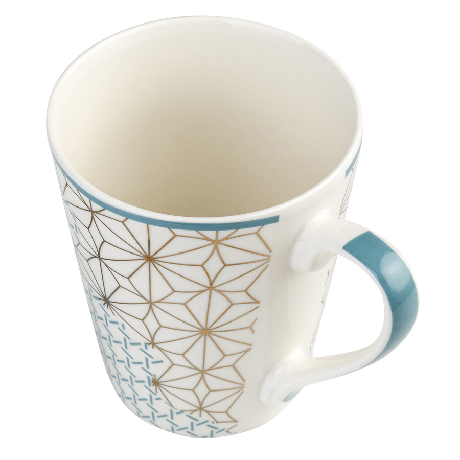 Kubek porcelanowy Florina Milano 310 ml mix wzorów