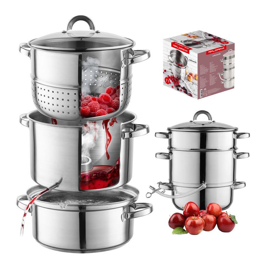 Sokownik na indukcję Florina 7 l z drylownicą