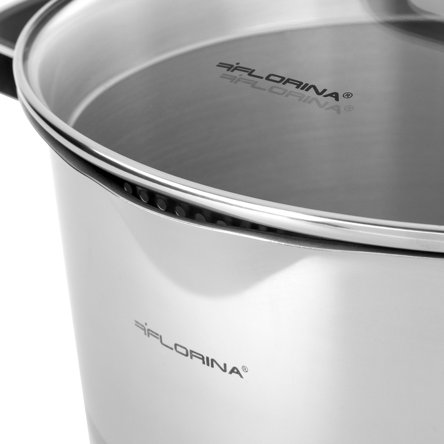 Komplet garnków nierdzewnych Florina Smart 1,5 l i 2 l i 2,5 l 4,5 l