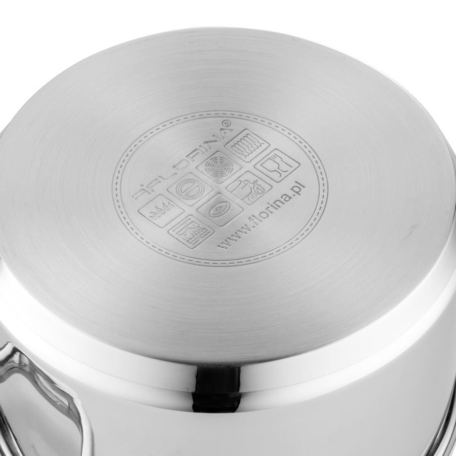 Komplet garnków nierdzewnych Florina Dover by Mateusz Gessler 8 elementów