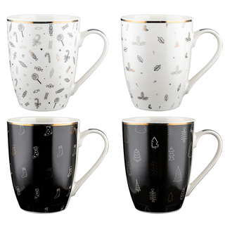 Kubek porcelanowy Florina Winter Glam 340 ml