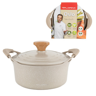 Garnek aluminiowy Florina Oslo 24 cm 4,3 l