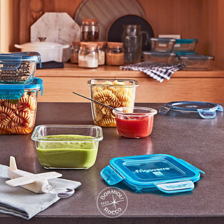 Pojemnik do żywności Bormioli Rocco Evolution 12 x 12 cm