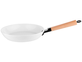 Komplet patelni i woka z powłoką ceramiczną Florina Aspen 20 cm, 26 cm, 28 cm białe