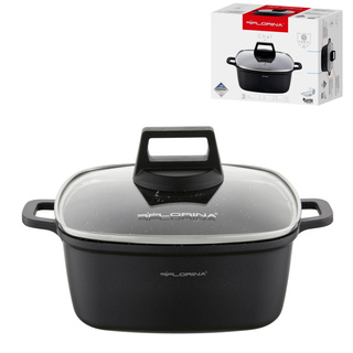 Garnek aluminiowy Florina Chef kwadratowy 20 x 20 x 8 cm 2,6 l