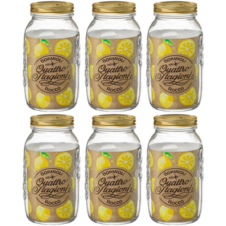 6x Słoik Bormioli Rocco Quattro Stagioni 1,5 l