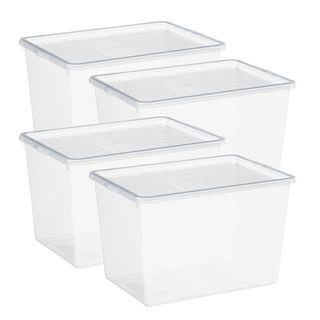 Zestaw 4 pojemników Basic na szpilki