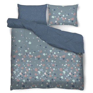 Komplet pościeli Miss Lucy Organic Blomen 220 x 200 cm / 2 x 70 x 80 cm bawełna
