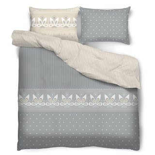 Komplet pościeli Miss Lucy Organic Camellia 220 x 200 cm / 2 x 70 x 80 cm bawełna