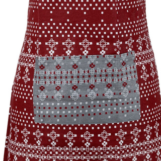 Fartuch kuchenny Miss Lucy Merry 60 x 80 cm bordowy