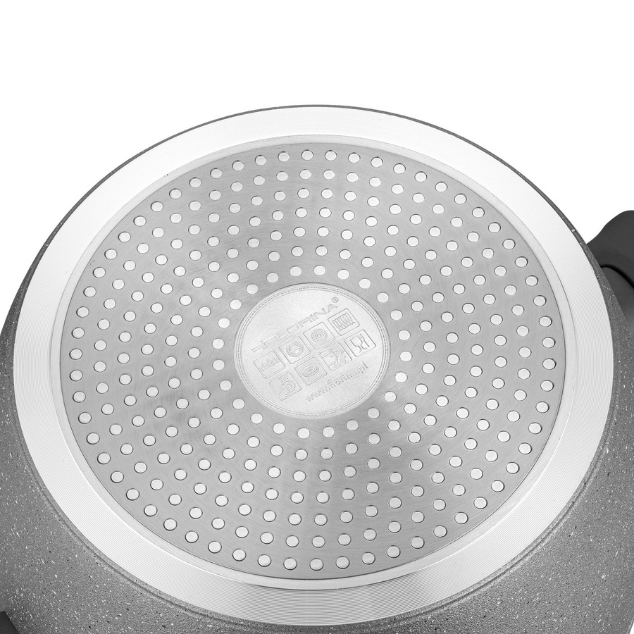 Garnek Florina Lava Stone by Mateusz Gessler 28 cm 7 l szary