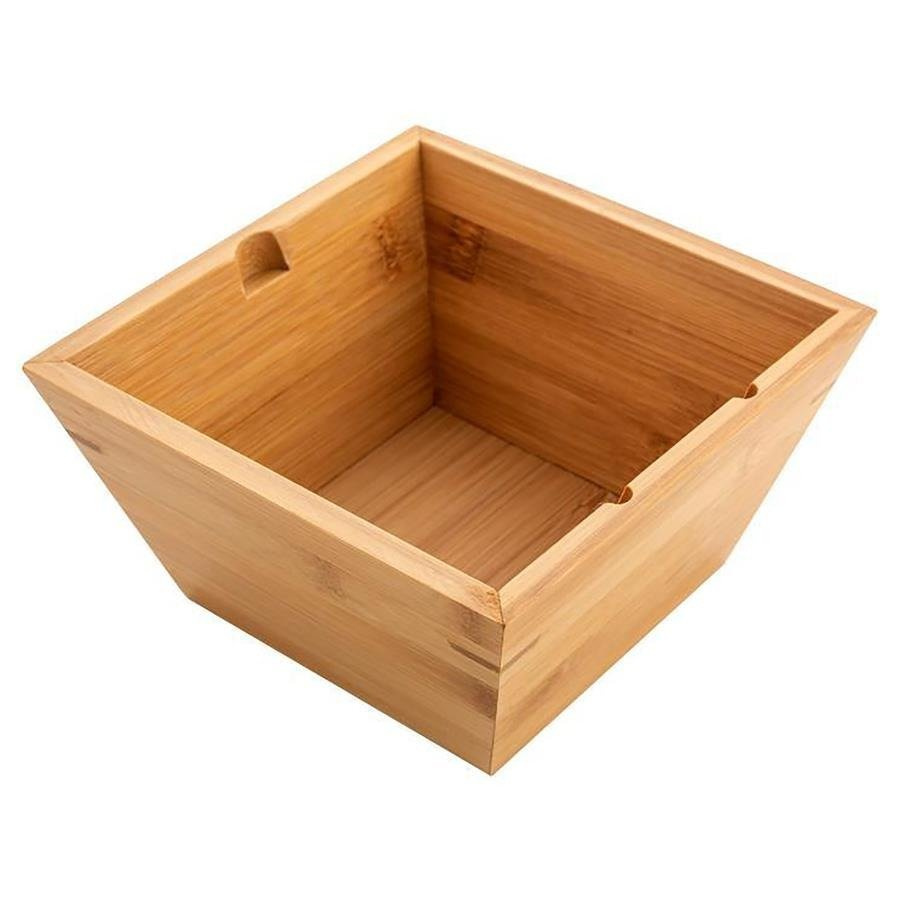 Miska miseczka bambusowa z dziadkiem do orzechów Florina Bambou 16,5 x 16,5 x 9,2 cm