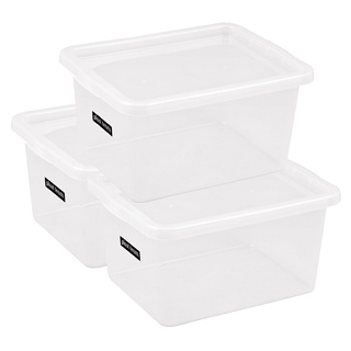 Zestaw 3 pojemników z pokrywą Basic 48l